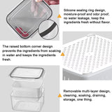 3-Pack Fridge Storage Containers – Keep Your Produce Crisp, Clean, and Organized