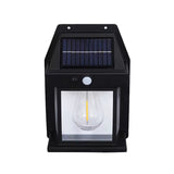 Outdoor Solar Tungsten Wall Light with Motion Sensor IP65 Waterproof LED Safety Light for Patio Outdoor Deck Porch Barn Garage