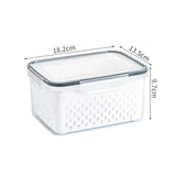 3-Pack Fridge Storage Containers – Keep Your Produce Crisp, Clean, and Organized
