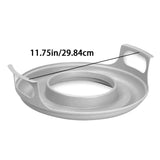 HeatMate™ Microwave Plate Holder – Durable, Easy-Clean Steam Tray for Bowls & Dishes