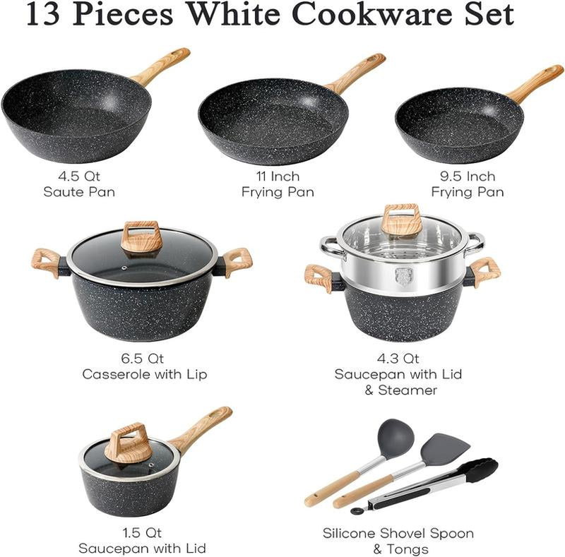 Granite Induction Cookware Set