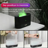Kinscoter FlameGlow™ Aroma Diffuser – Ultrasonic Cool Mist Humidifier & Essential Oil Lamp in One